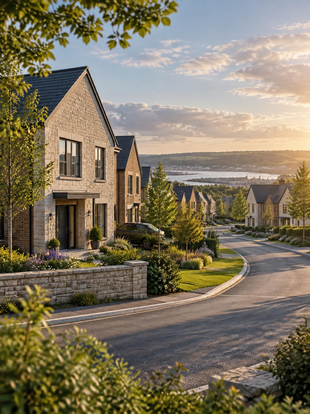 Artist's impression of homes at Vickery Hall